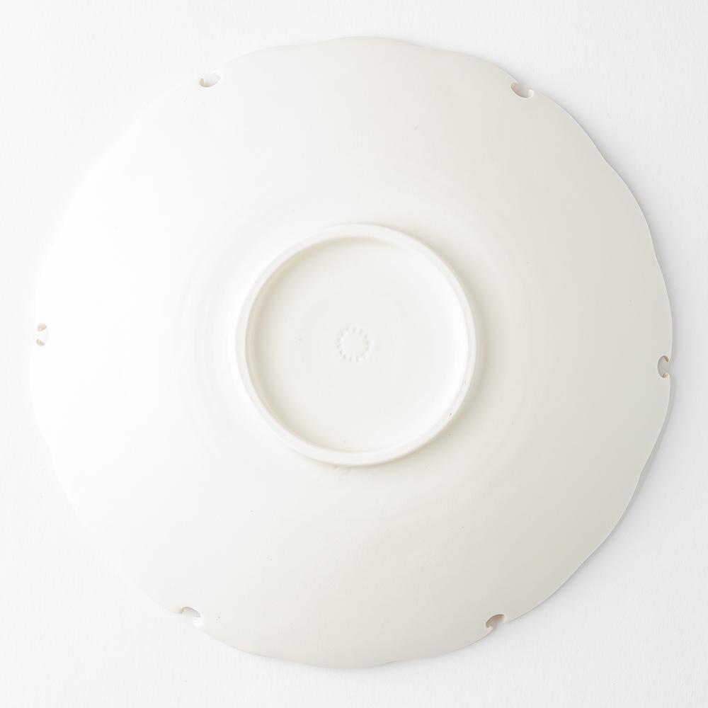 yoshida pottery 雪輪皿 恋人white ¥3,960 大人の焼き物