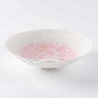 有田焼 やま平窯 泡 ボウル 18㎝ ピンク 有田焼 やま平窯 有田焼
