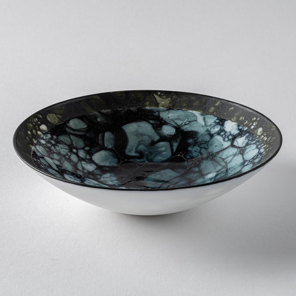 有田焼 やま平窯 泡 デザートボウル Black ¥4,290 大人の焼き物