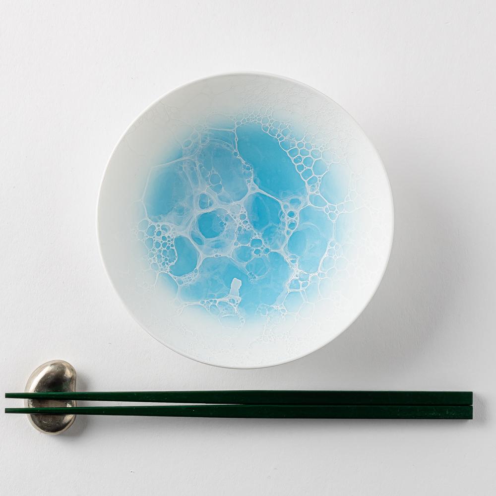 有田焼 やま平窯 泡 デザートボウル Blue 有田焼 やま平窯 有田焼