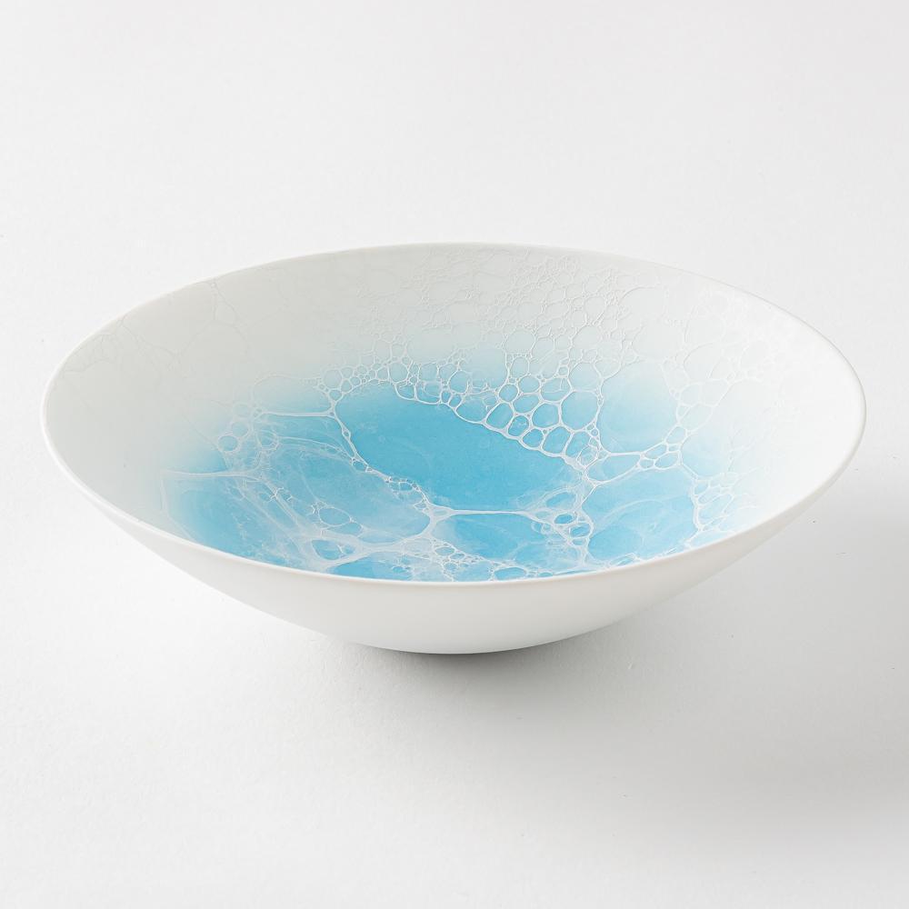 有田焼 やま平窯 泡 デザートボウル Blue ¥5,148 大人の焼き物