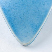 作家 柴田礼美 しずく皿-鳥/ブルー 作家 柴田礼美 陶磁器作家もの