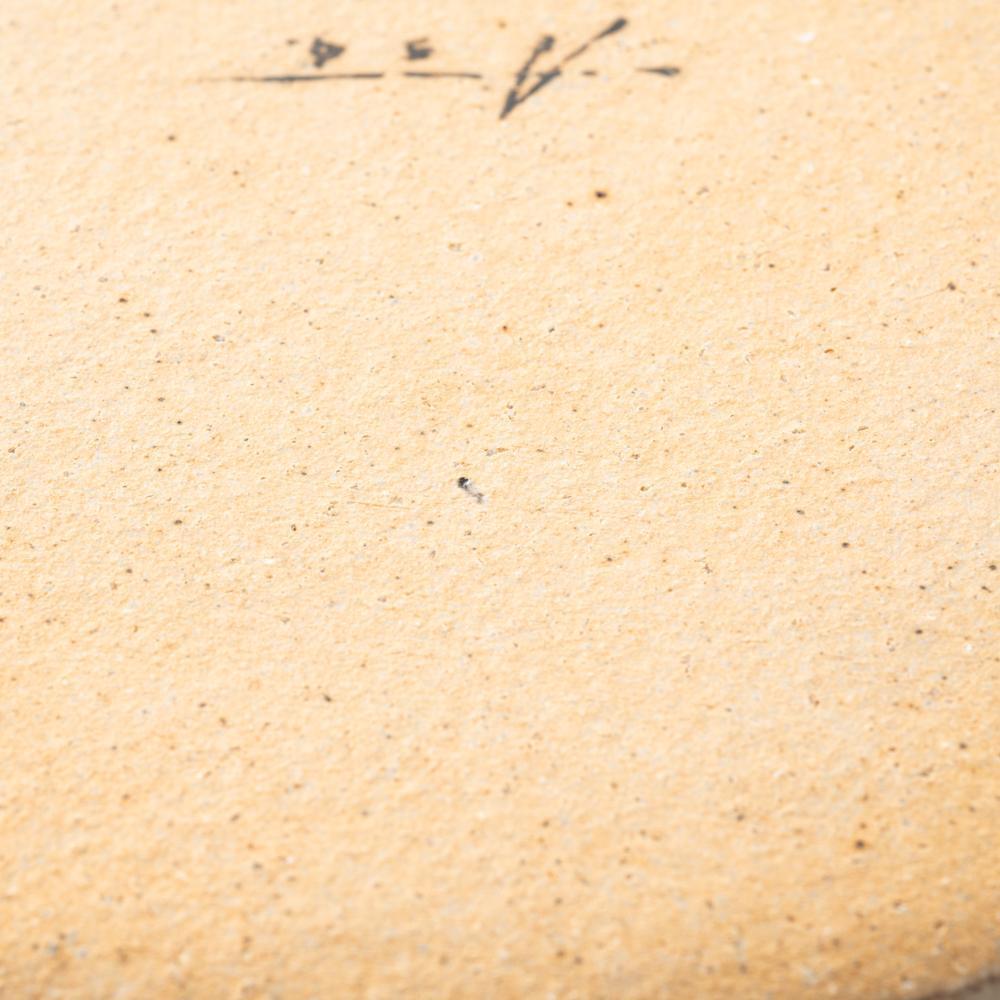 作家 岡村朝子 丸皿 小 hana 作家 岡村朝子 陶磁器作家もの