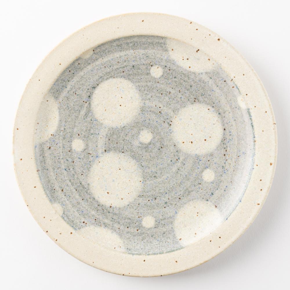 作家 添田ナオコ ドット 8寸皿 作家 添田ナオコ 陶磁器作家もの