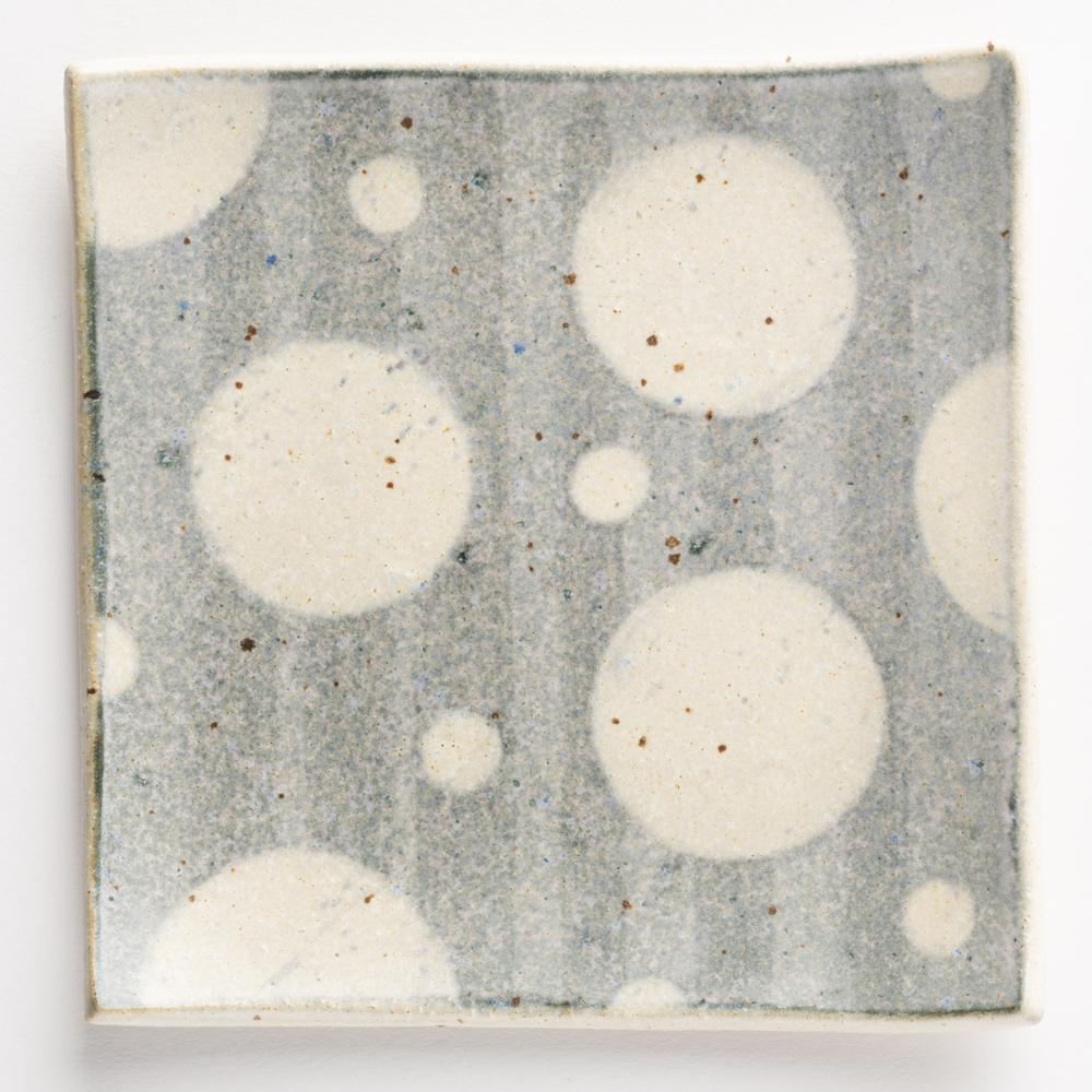 作家 添田ナオコ ドット 角皿 作家 添田ナオコ 陶磁器作家もの