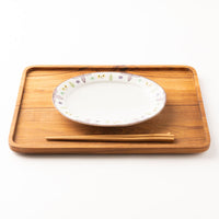 九谷焼工房花もん　だ円皿(花と蝶(パステル)) 九谷焼工房花もん 九谷焼