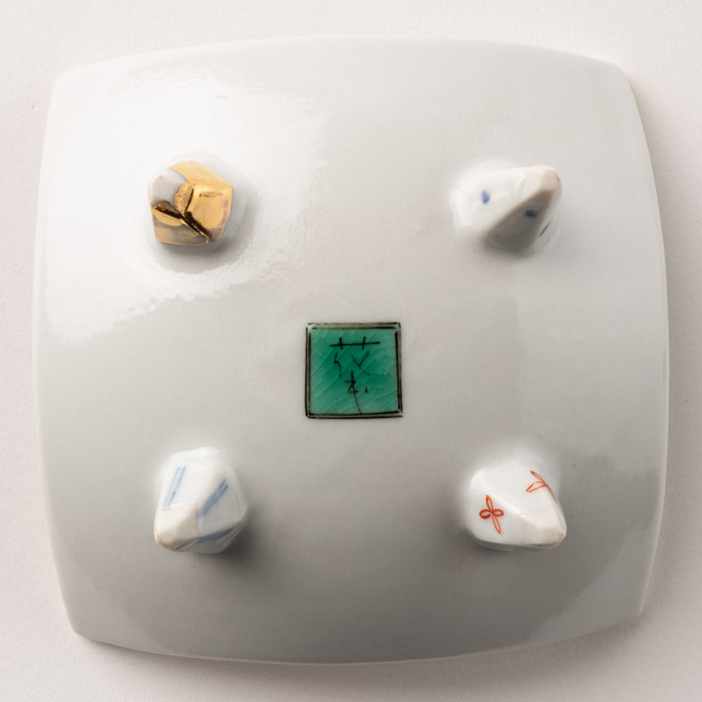 九谷焼工房花もん　珍味皿(松花) 九谷焼工房花もん 九谷焼