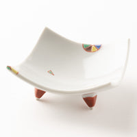 九谷焼工房花もん　珍味皿(かさ) 九谷焼工房花もん 九谷焼