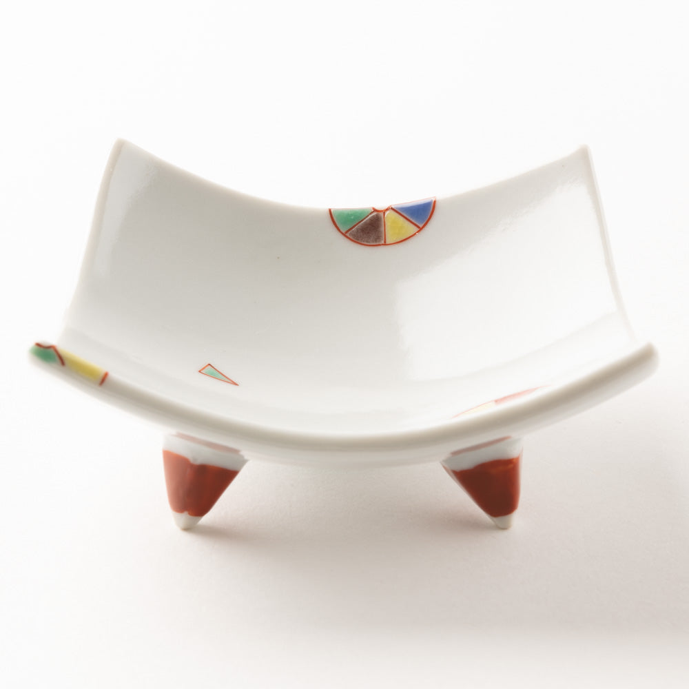 九谷焼工房花もん　珍味皿(かさ) 九谷焼工房花もん 九谷焼