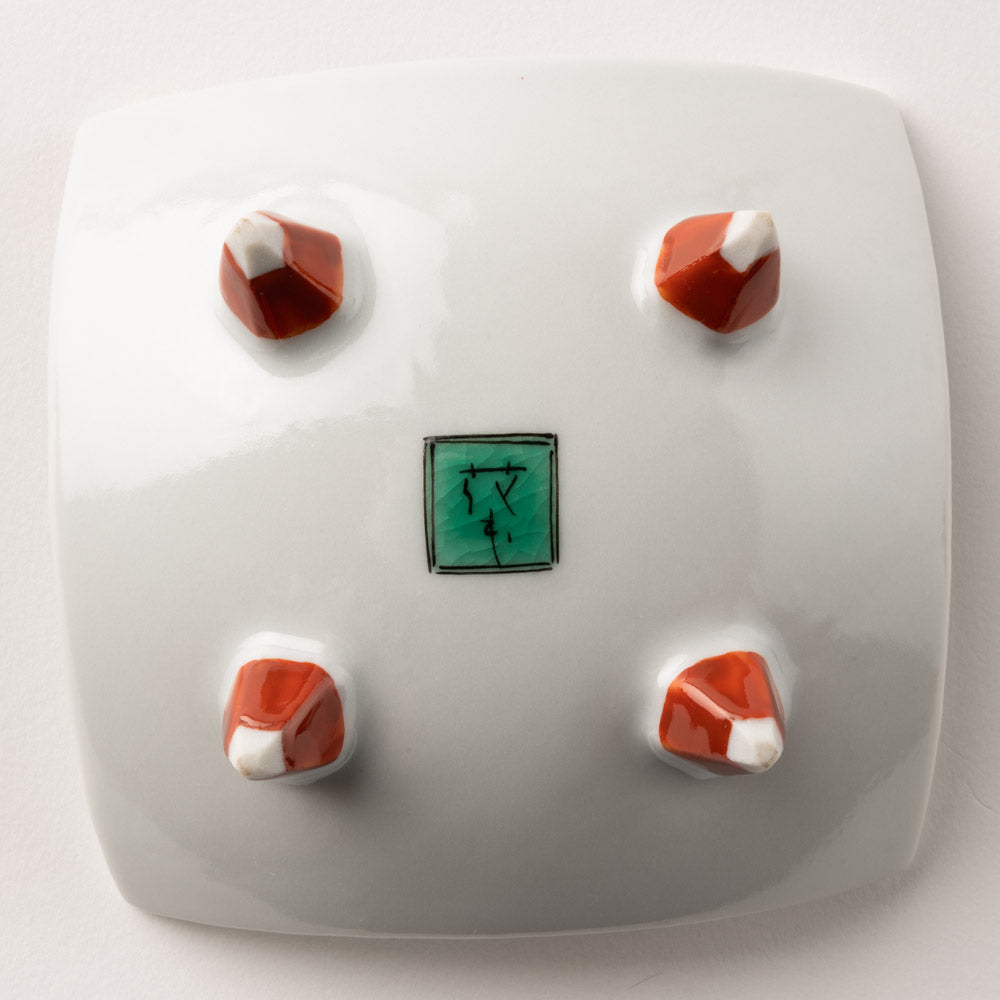 九谷焼工房花もん　珍味皿(かさ) 九谷焼工房花もん 九谷焼