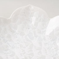 京焼・清水焼 陶あん　花結晶　桔梗皿（白） 京焼・清水焼 陶あん 京焼・清水焼