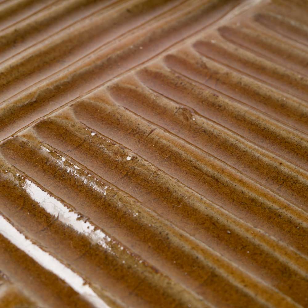 美濃焼　正陶苑　蒸れにくい トーストプレート（パン皿）　キャメル 美濃焼　正陶苑 美濃焼