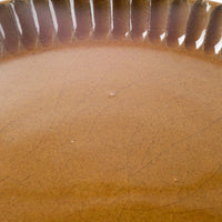 美濃焼　正陶苑　リムプレート（皿）大　キャメル 美濃焼　正陶苑 美濃焼