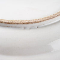 美濃焼　祐山窯　ロリエ　リムプレート（皿）大　EMU/ホワイト
