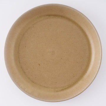 益子焼　ネギシ製陶　7寸平皿　ナチュラル