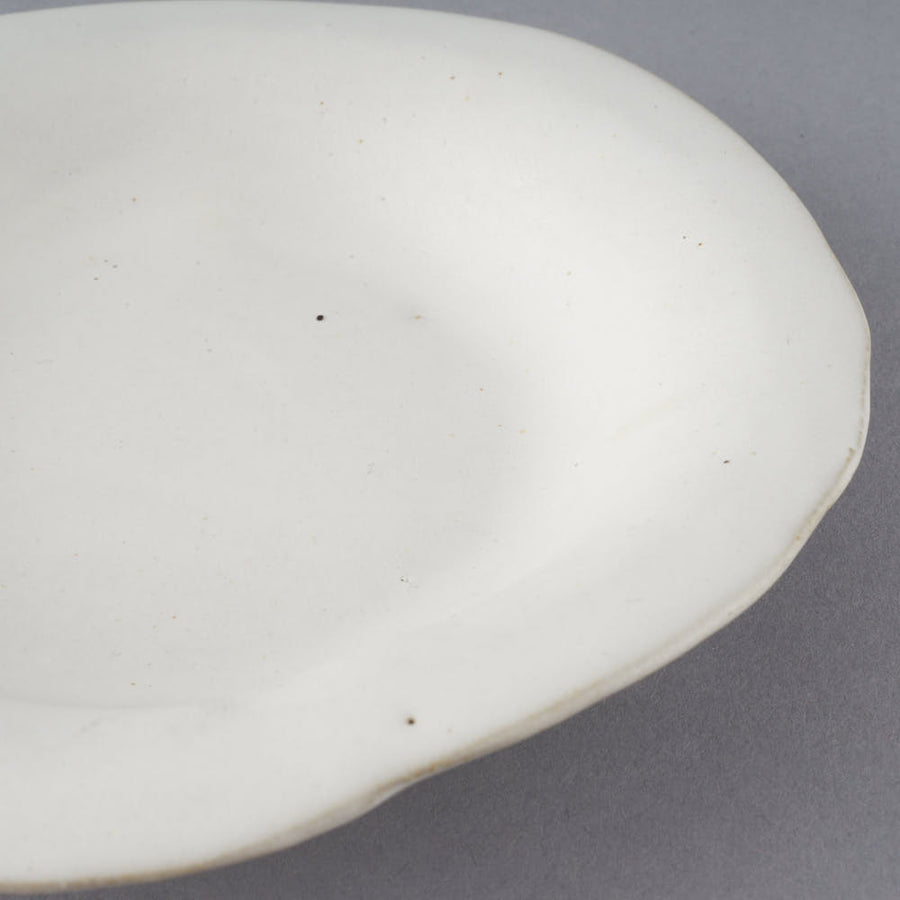 teto ceramics　リム皿(小)　白マット