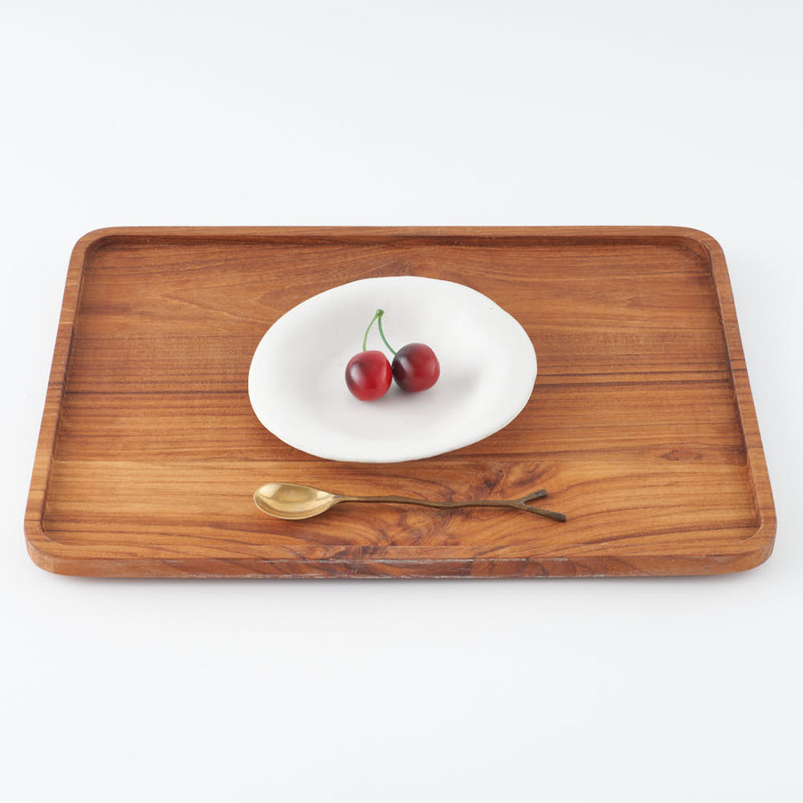teto ceramics　リム皿(小)　白マット