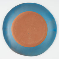 teto ceramics　リム皿(中)　青 teto ceramics 陶磁器作家もの