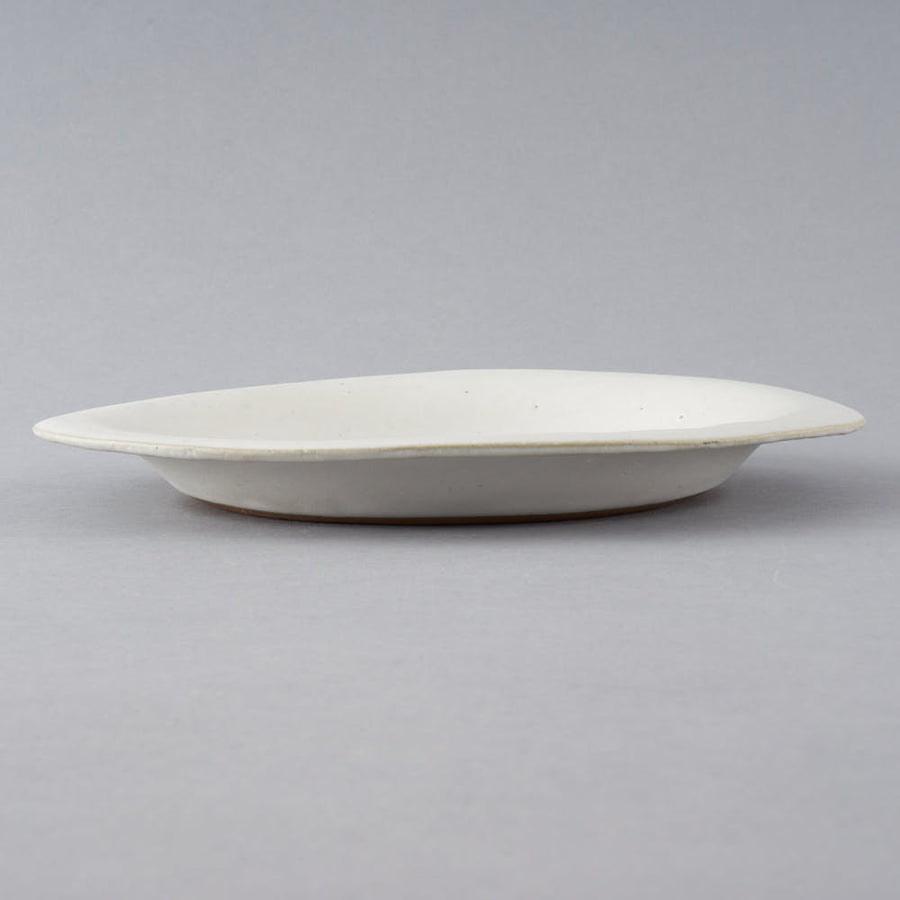teto ceramics　リム皿(中)　白マット