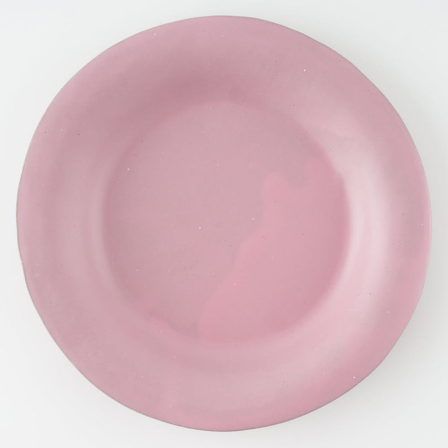 teto ceramics　リム皿(中)　ピンク