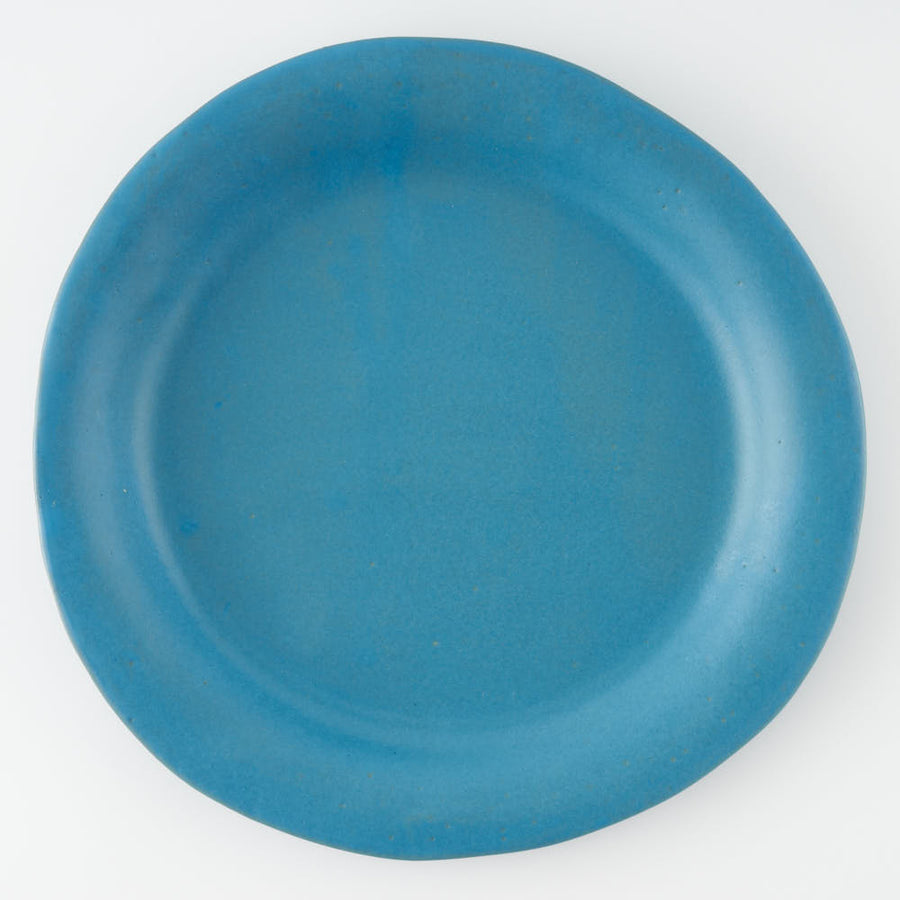 teto ceramics　リム皿(大)　青