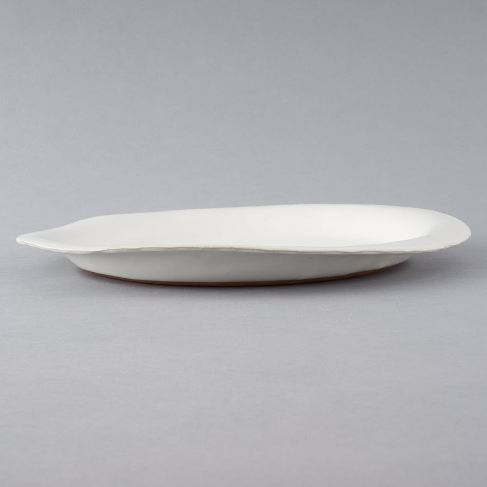 teto ceramics　リム皿(大)　白マット