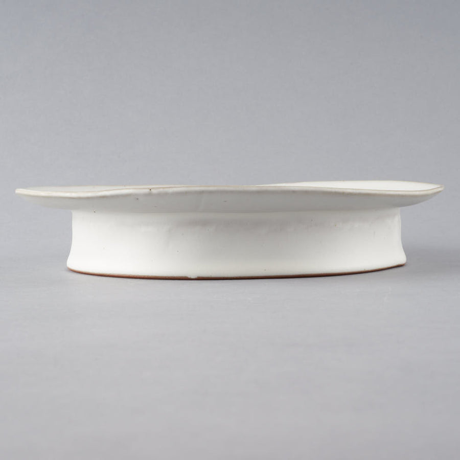 teto ceramics　コンポート皿(大)　8号　白マット