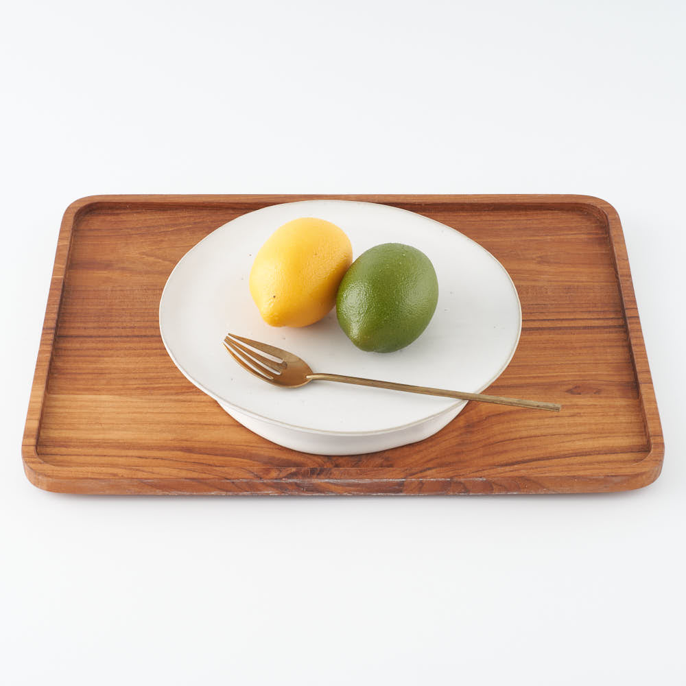 teto ceramics　コンポート皿(大)　8号　白マット