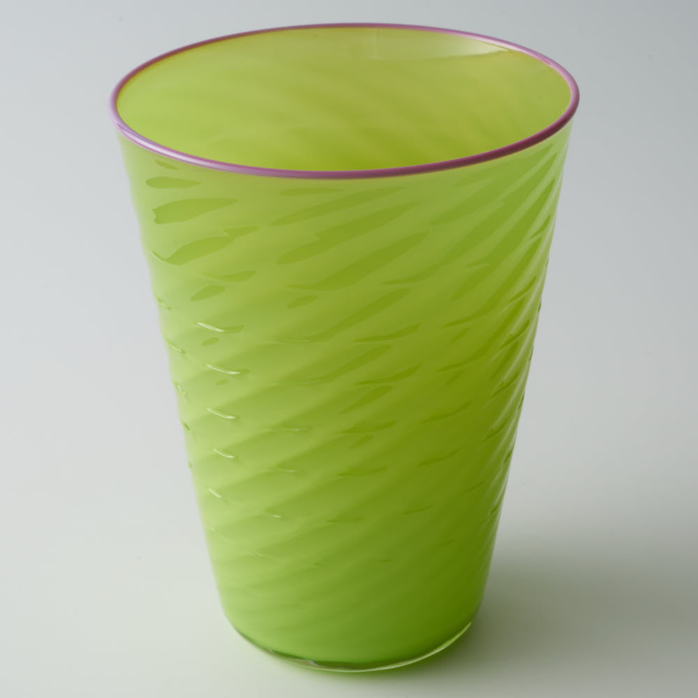 ガラス作家 北形槙子 poppin' parfait (PK×LBL) ¥17,600 大人の