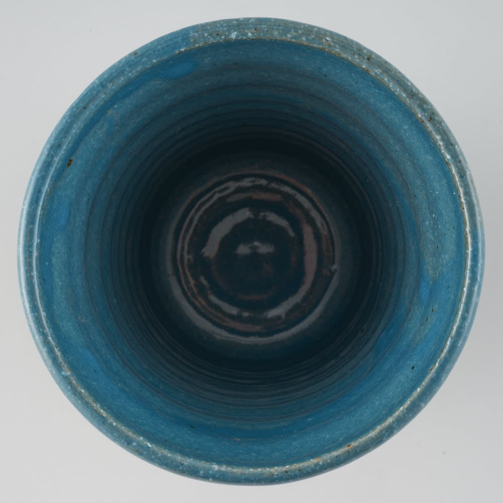 萬古焼　藍窯　デイリーカップ(ブルー) 萬古焼　藍窯堀内製陶所 萬古焼
