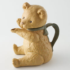 かしわ窯　ポット A bear かしわ窯 陶磁器作家もの
