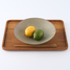 作家　冨部咲喜子　粉引中鉢 作家　冨部咲喜子 陶磁器作家もの