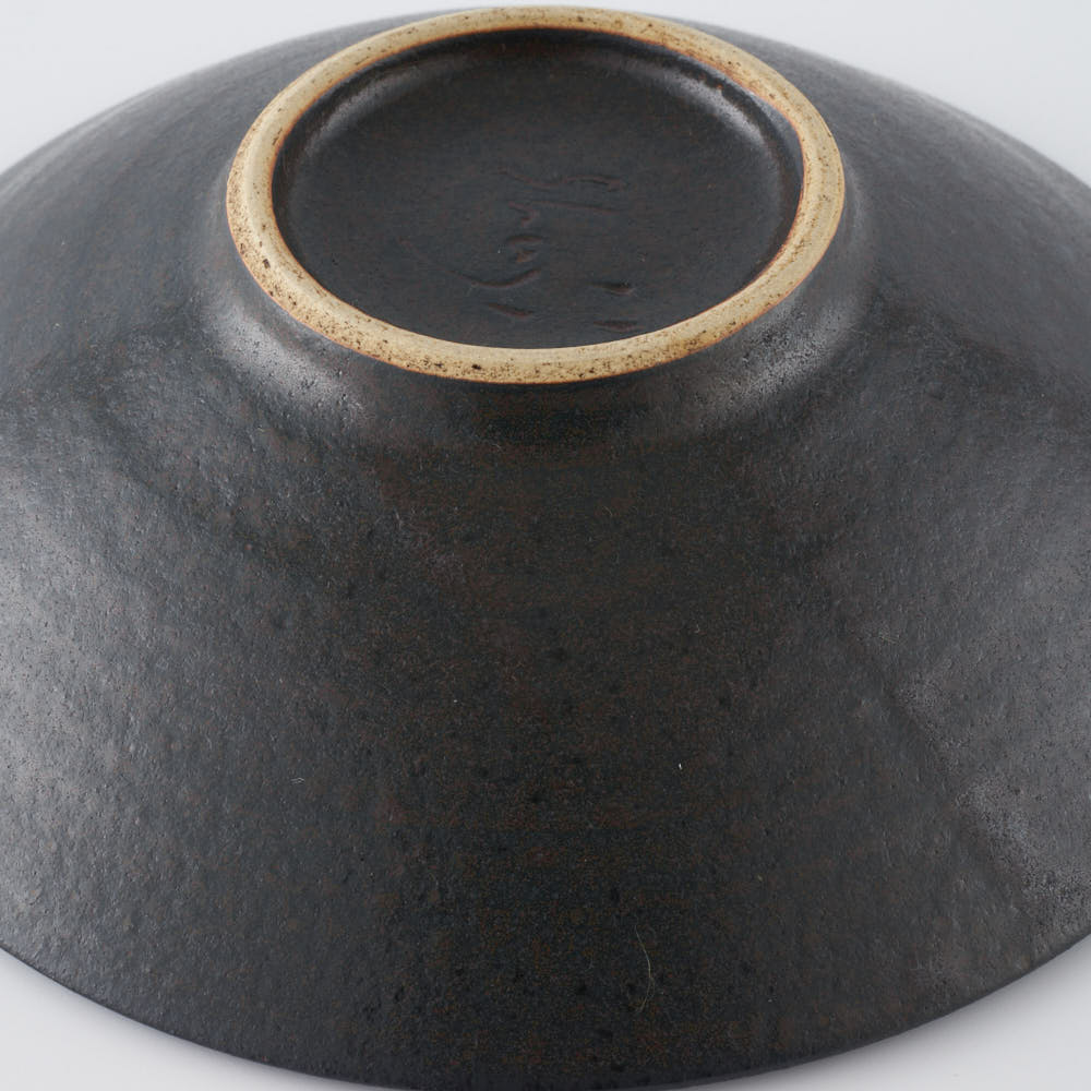 作家　児玉修治　フラットbowl 150 黒