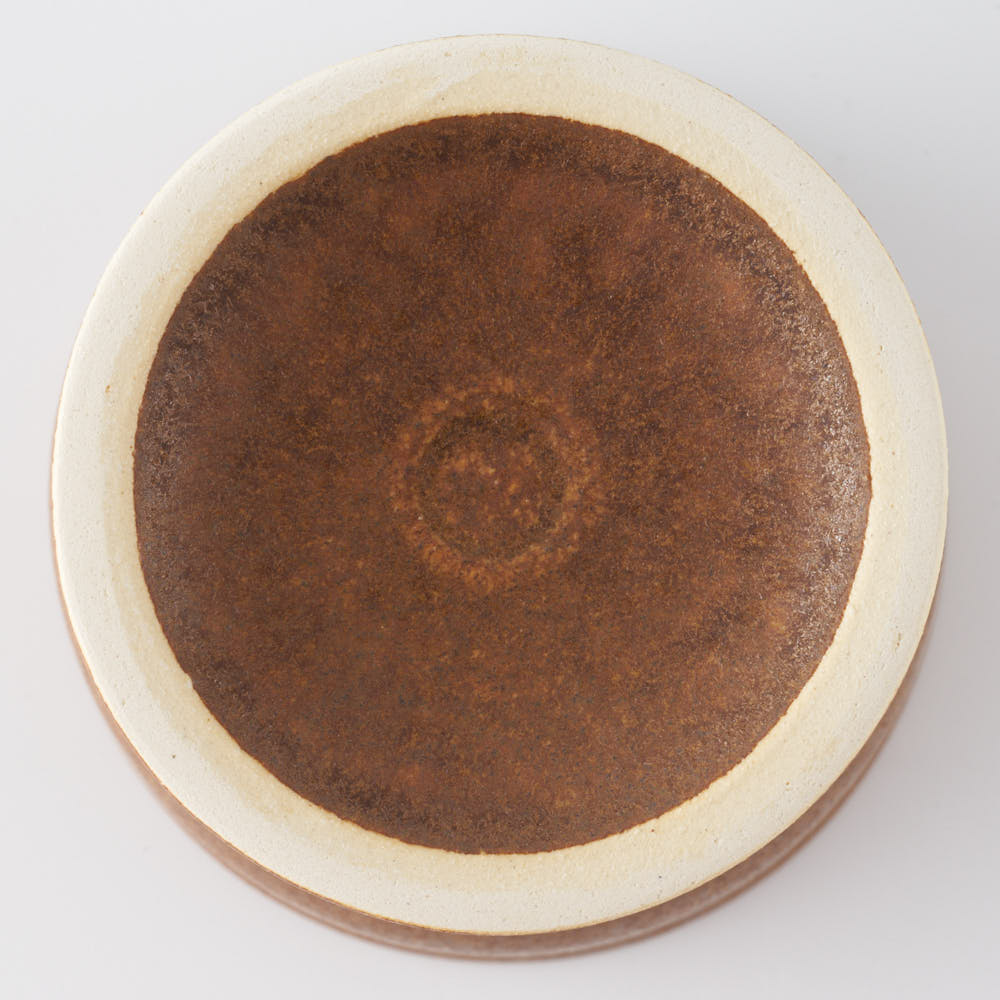 yoshida pottery　玉脚アイスカップ さびいろこはく yoshida pottery 陶磁器作家もの