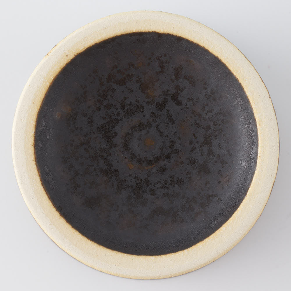 yoshida pottery　玉脚アイスカップ さびいろすす yoshida pottery 陶磁器作家もの