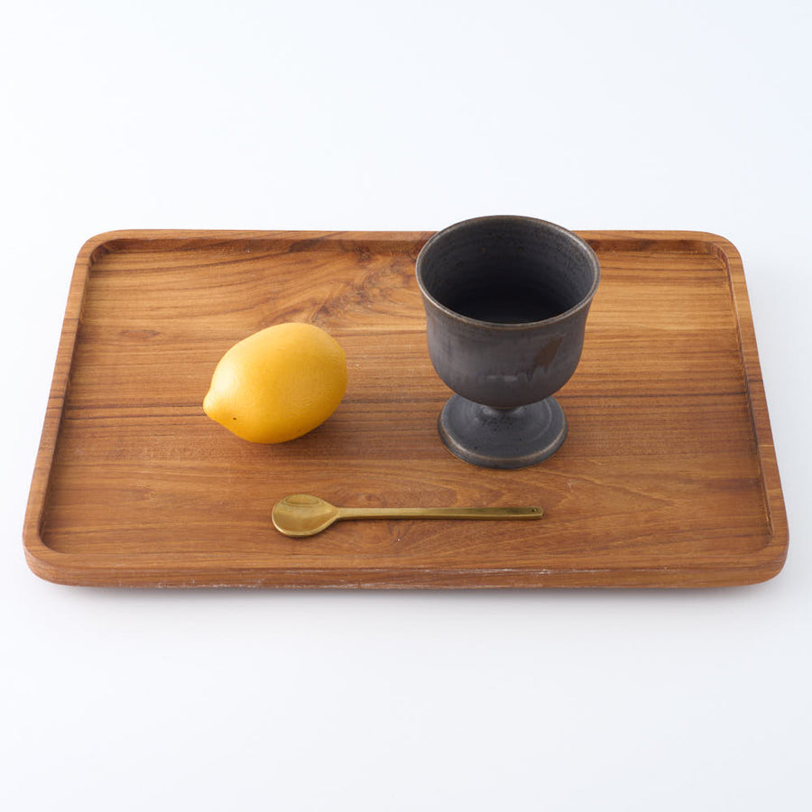 yoshida pottery　玉脚アイスカップ さびいろすす yoshida pottery 陶磁器作家もの