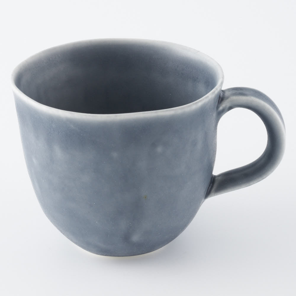 作家　佐々木綾子　mug ブルーグレー 作家　佐々木綾子 陶磁器作家もの