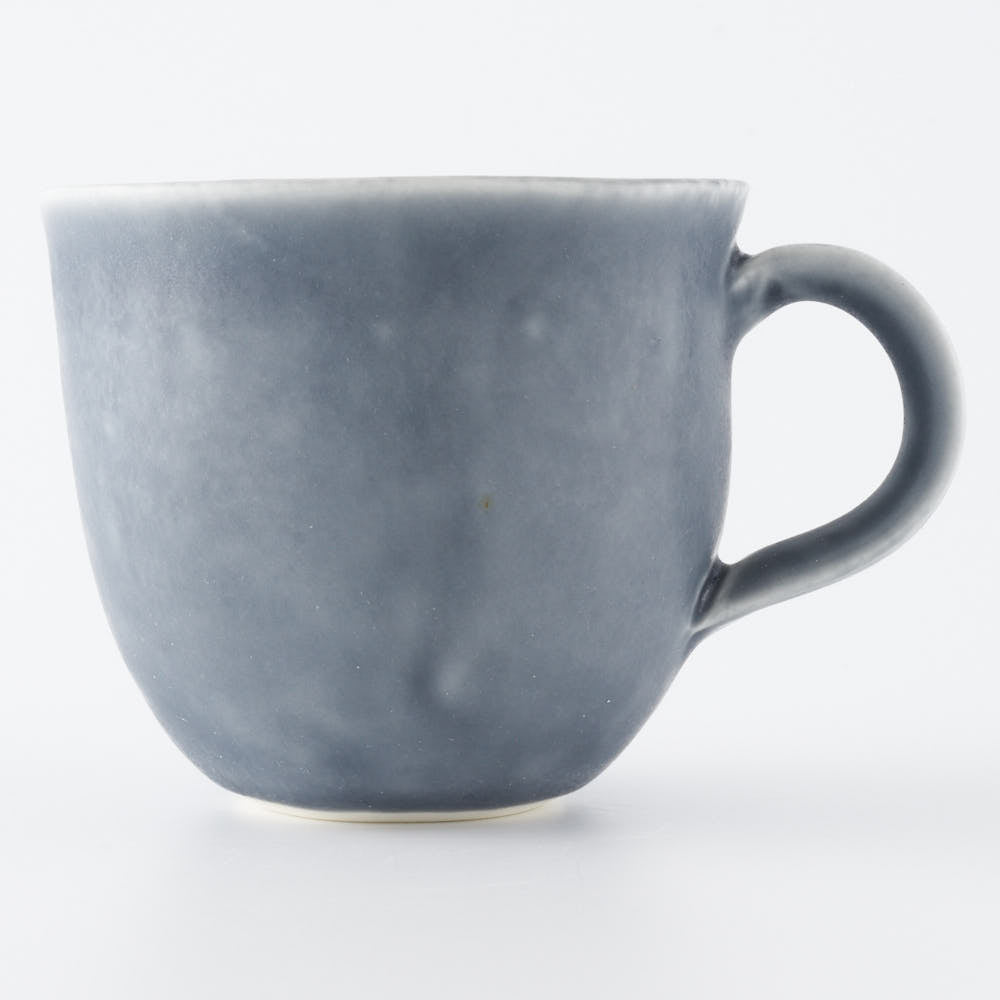 作家　佐々木綾子　mug ブルーグレー 作家　佐々木綾子 陶磁器作家もの
