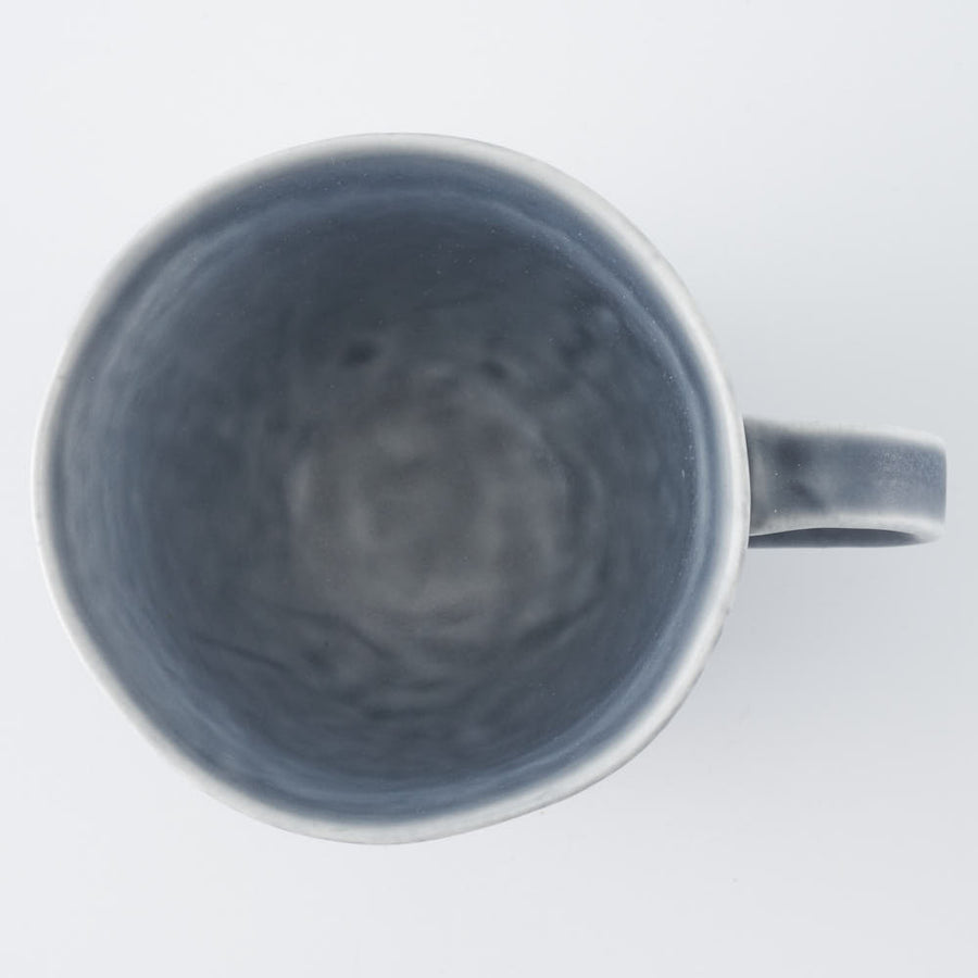 作家　佐々木綾子　mug ブルーグレー 作家　佐々木綾子 陶磁器作家もの