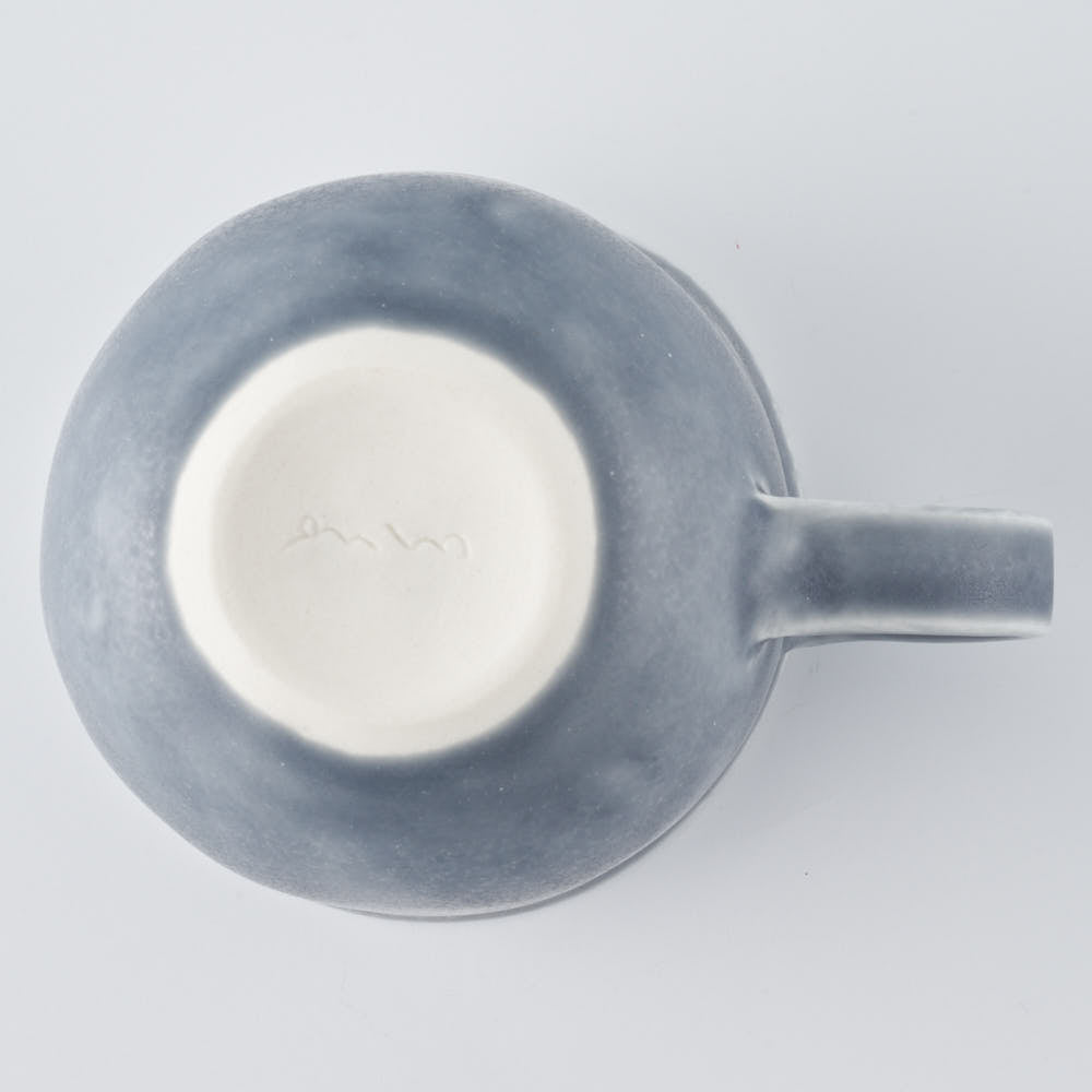 作家　佐々木綾子　mug ブルーグレー 作家　佐々木綾子 陶磁器作家もの