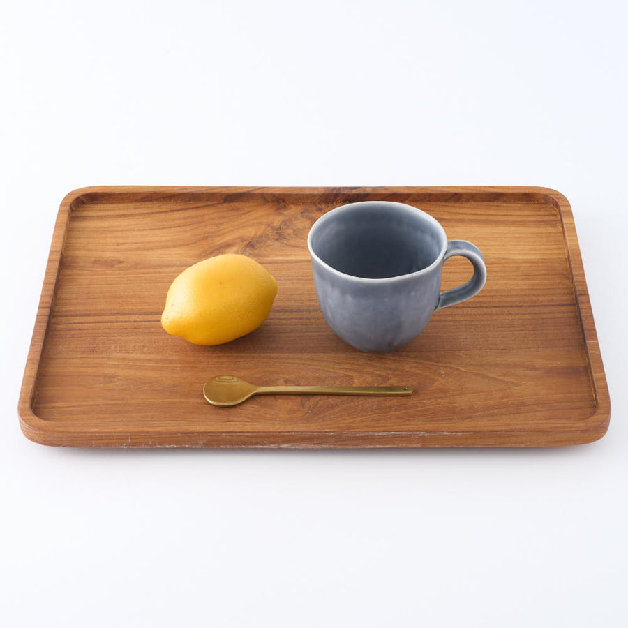 作家　佐々木綾子　mug ブルーグレー 作家　佐々木綾子 陶磁器作家もの