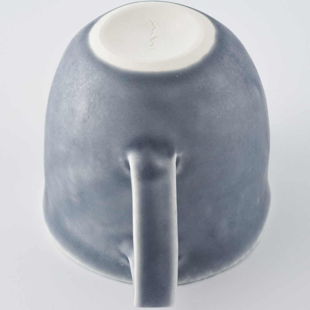 作家　佐々木綾子　mug ブルーグレー 作家　佐々木綾子 陶磁器作家もの