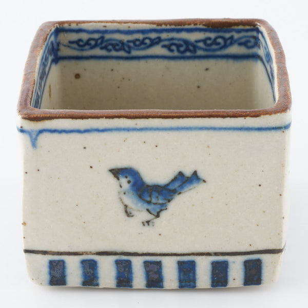 作家 中西申幸 鳥遊戯画 角向付 大 ¥4,400 大人の焼き物