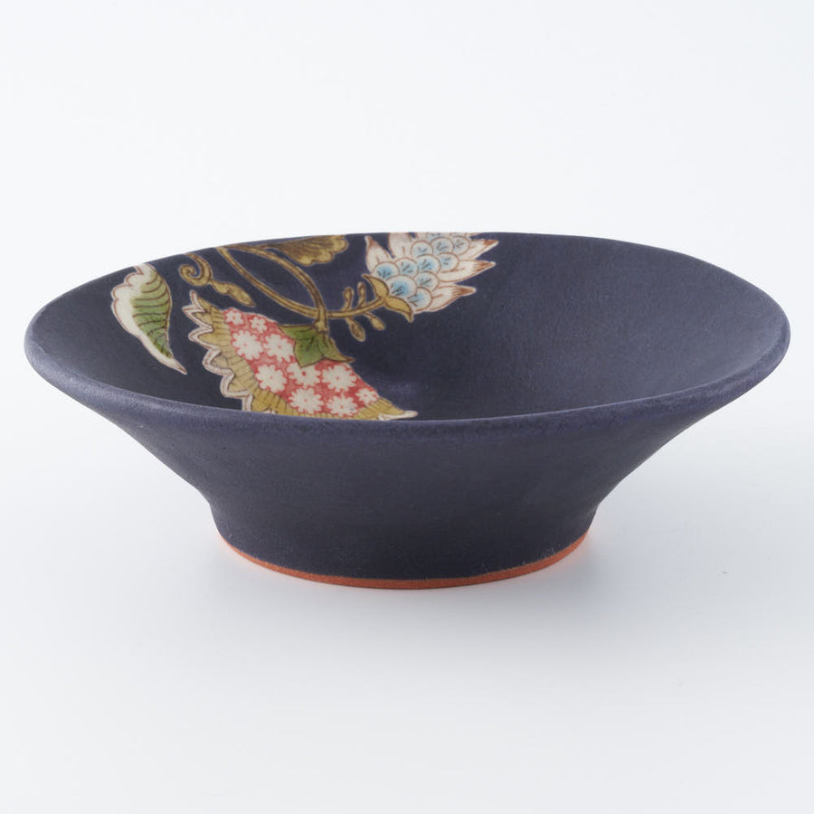 うつつ窯　作家　稲積佳谷　夢窓華　小鉢　濃紺 うつつ窯　作家　稲積佳谷 陶磁器作家もの