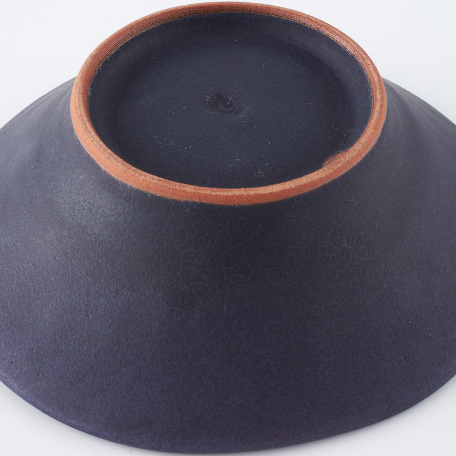 うつつ窯　作家　稲積佳谷　夢窓華　小鉢　濃紺 うつつ窯　作家　稲積佳谷 陶磁器作家もの