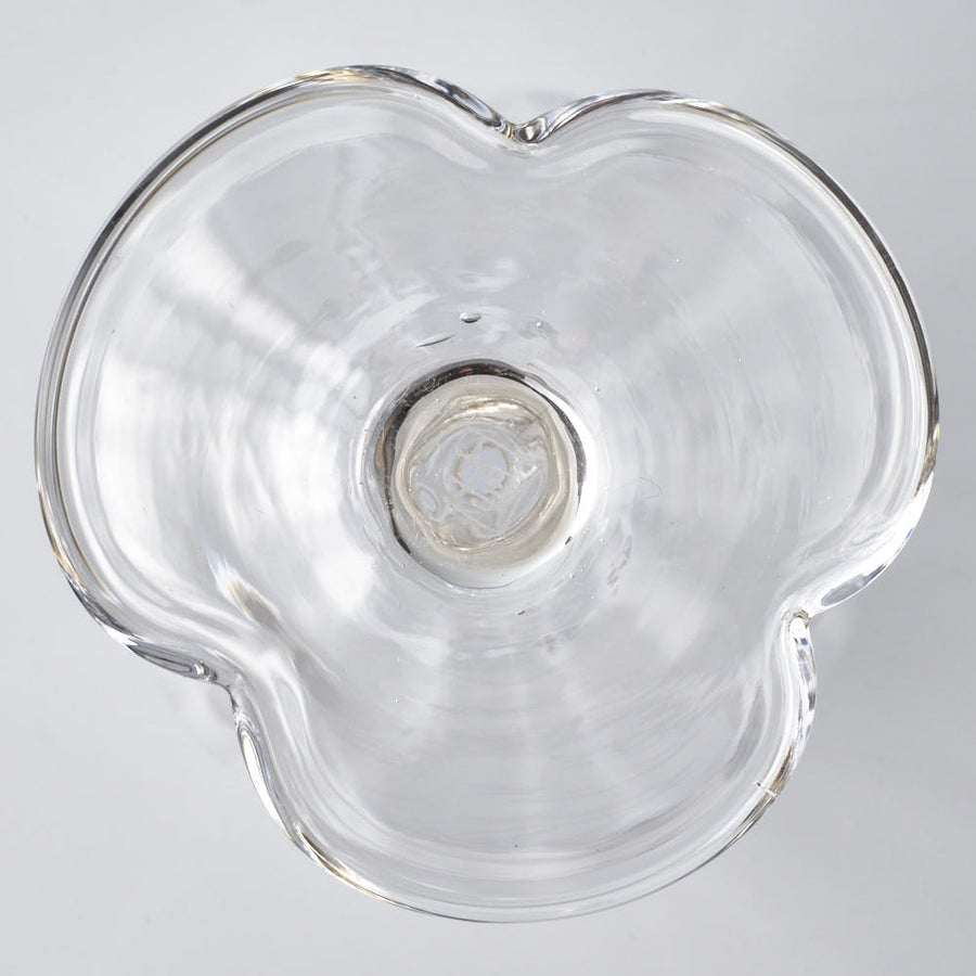 ガラス作家　北形槙子　clover wineglass ガラス作家　北形槙子 ガラスもの