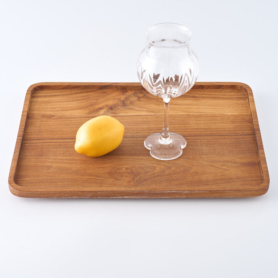 ガラス作家　北形槙子　clover wineglass ガラス作家　北形槙子 ガラスもの