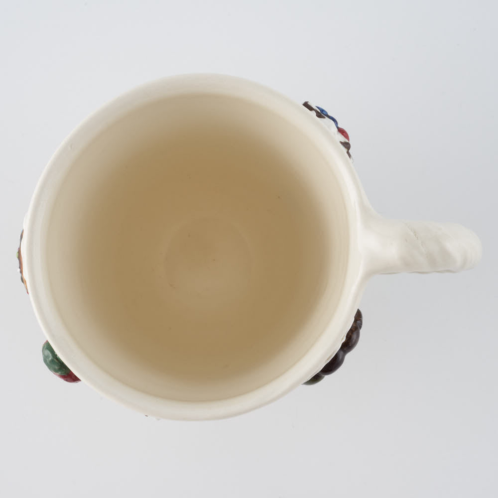 碧猫堂あお　sweetドーナツ　マグカップ(レース) 碧猫堂あお 陶磁器作家もの