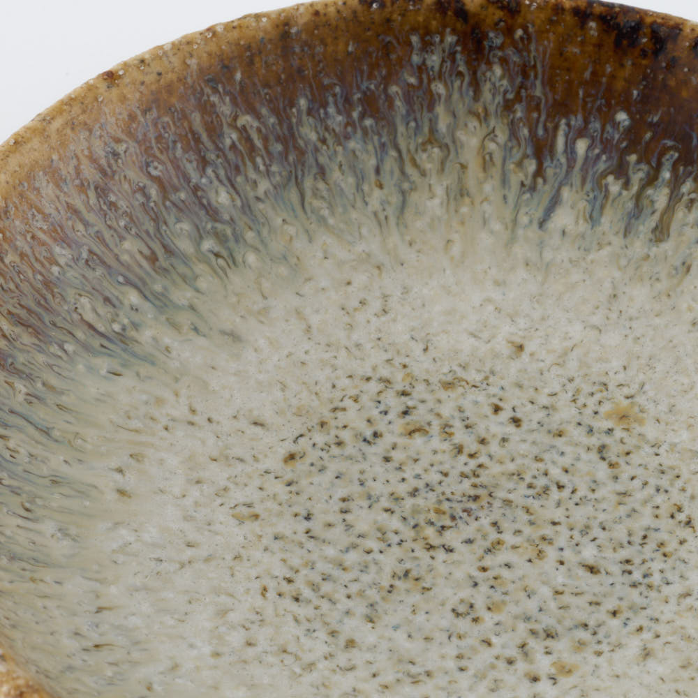 作家　鈴木まるみ　豆皿　黒糠 作家　鈴木まるみ 陶磁器作家もの