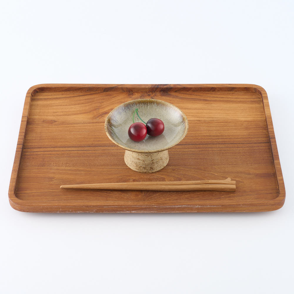 作家　鈴木まるみ　高台皿　黒糠 作家　鈴木まるみ 陶磁器作家もの